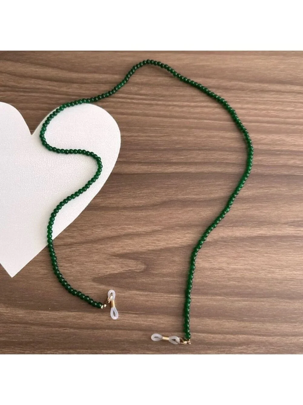 Green Beaded Sunglasses Chain Q8